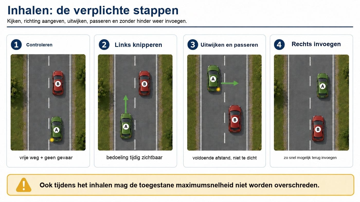 Verplichtingen vóór het inhalen