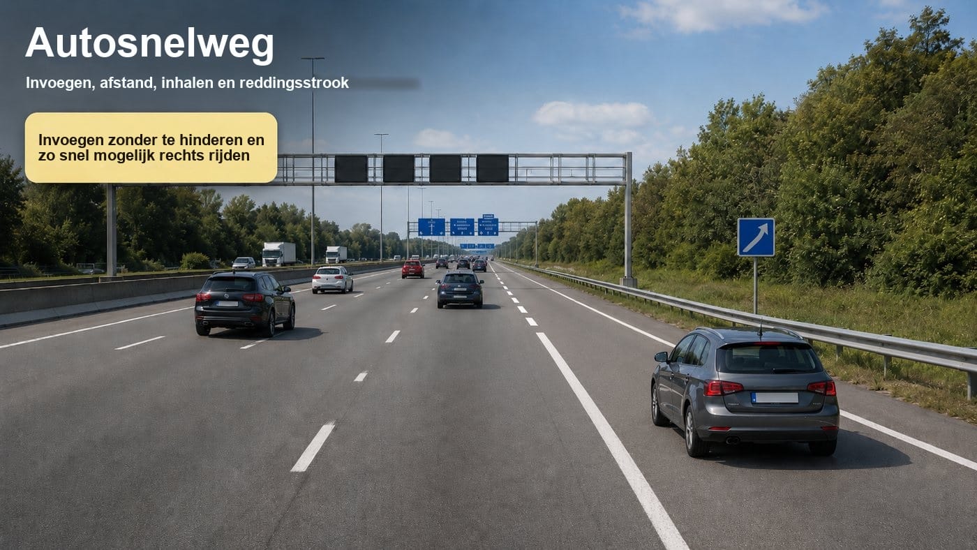 Rijden op de autosnelweg