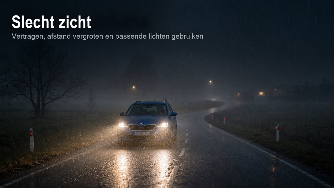 Rijden bij slecht zicht