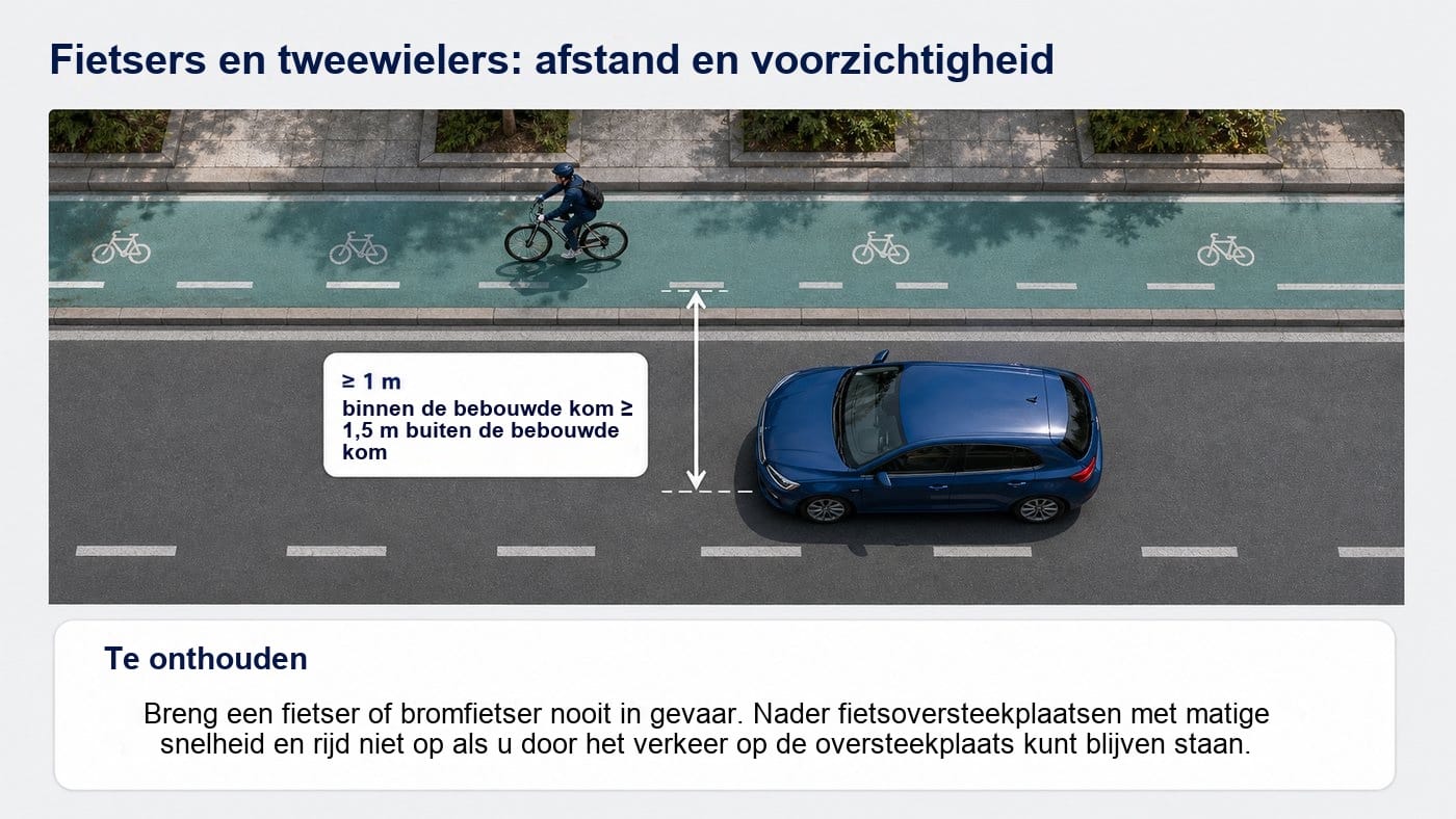 Fietsers en tweewielers