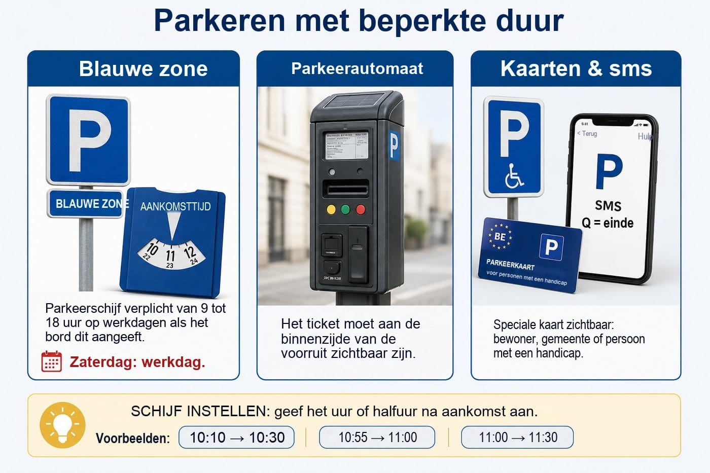 Parkeren voor beperkte duur