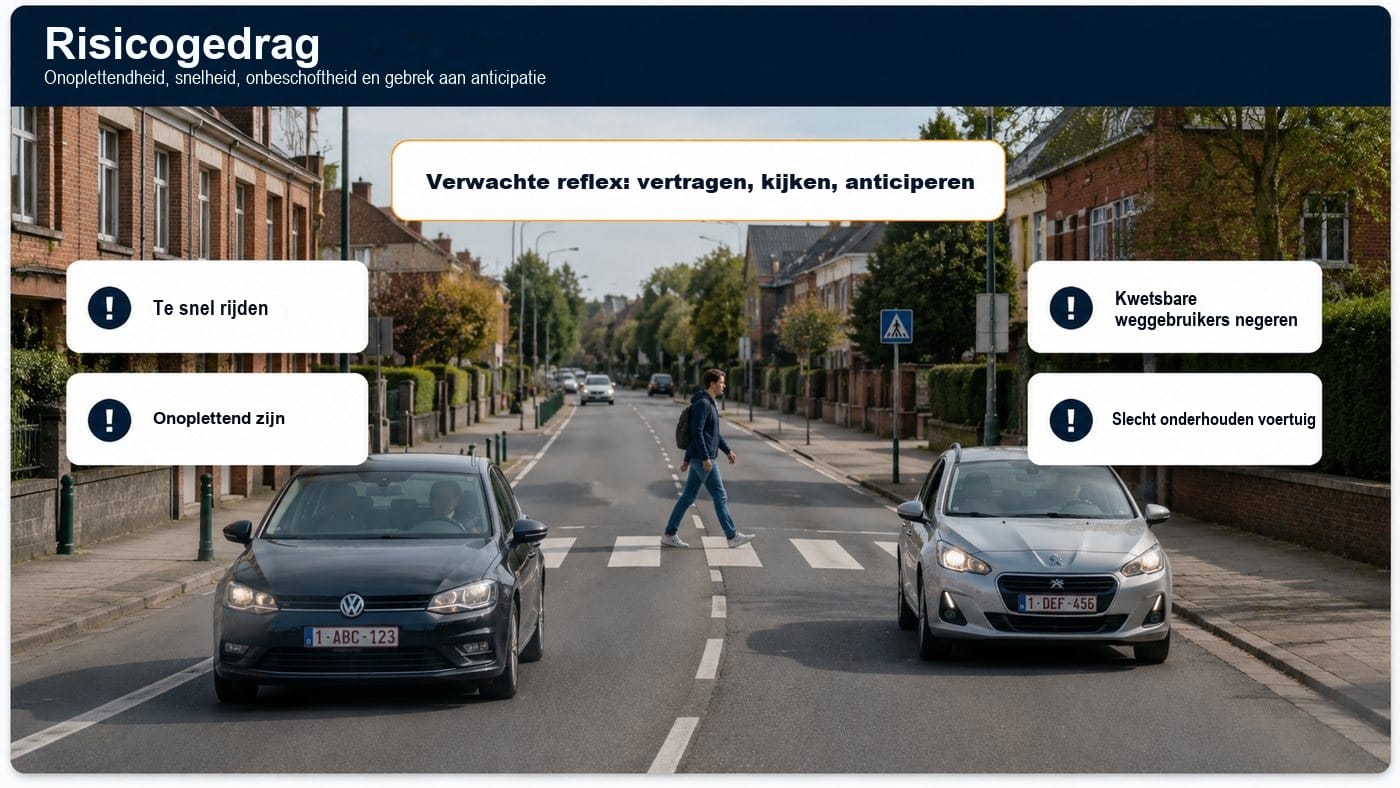 Belangrijkste te vermijden gedragingen