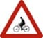 A25 — Plaats waar veel fietsers oversteken