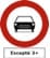 C5 + Uitgezonderd 3+ — Voorbehouden weg — Uitgezonderd 3+ (carpooling)
