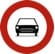 C5 — Verboden toegang voor motorvoertuigen met meer dan twee wielen en motorfietsen met zijspan