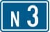 F23a — Nummer van een gewone weg