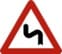 A1c — Bochten, de eerste naar links