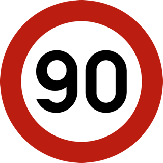 Verkeersbord C43: snelheidsbeperking (andere versies)
